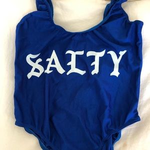 ‘Salty’ one piece swim